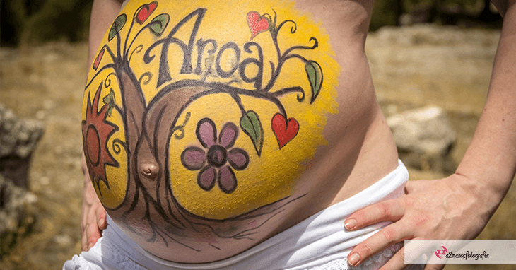Cómo preparar una sesión de Belly Painting con embarazada de forma sencilla